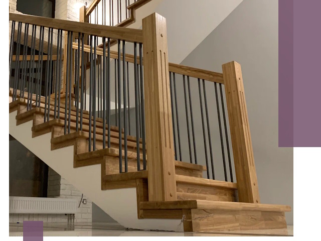 Реставрация деревянных и металлических лестниц в Новоуральске