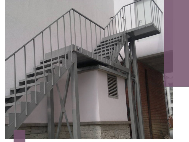 Монтаж пожарных лестниц под ключ в Новоуральске с гарантией качества