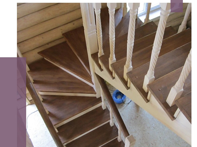 Реставрация деревянных лестниц в Новоуральске от 4287 руб.