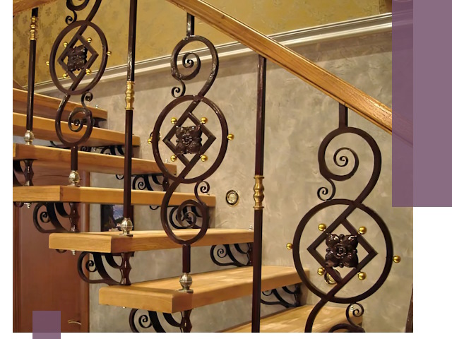 Изготовление кованых лестниц под ключ в Новоуральске