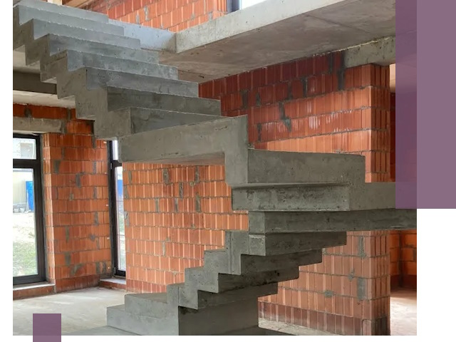 Изготовление бетонных лестниц под ключ в Новоуральске