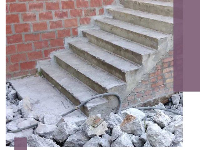 Демонтаж бетонных лестниц в Новоуральске: быстро и безопасно