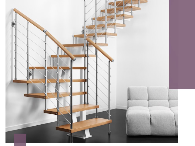 Модульные лестницы под ключ в Новоуральске — монтаж и изготовление