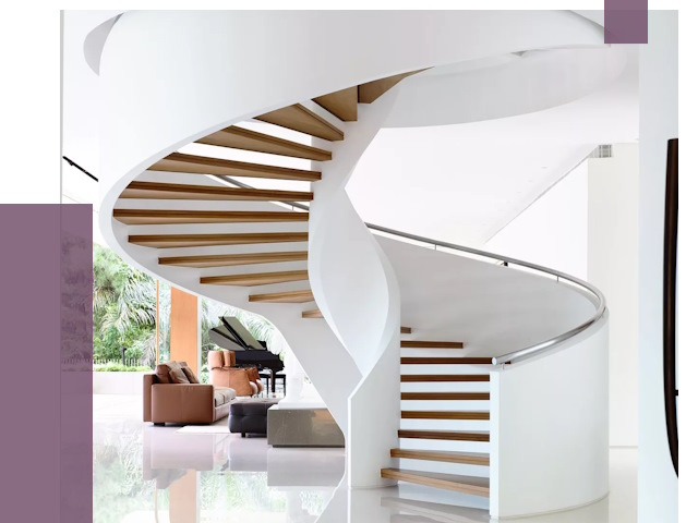 Винтовые лестницы в Новоуральске под ключ от 48488 руб. | ПРОЛЁТ-Нву