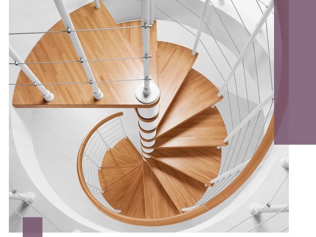 Изготовление винтовых лестниц под ключ в Новоуральске