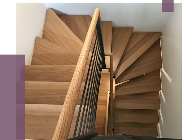 П-образные лестницы в Новоуральске под ключ от 48488 руб. | ПРОЛЁТ-Нву