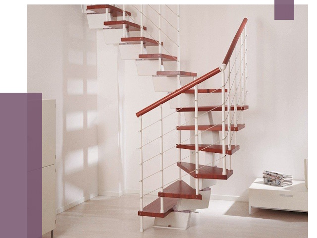 Изготовление лестниц на больцах в Новоуральске от 9698 руб. | ПРОЛЁТ-Нву