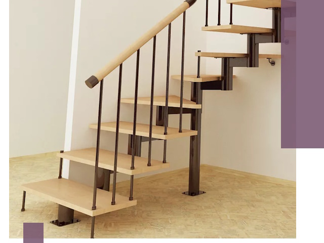 Монтаж лестниц на больцах в Новоуральске — быстро и надежно