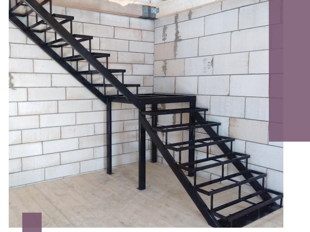 Лестницы на металлокаркасе под ключ в Новоуральске — изготовление и монтаж