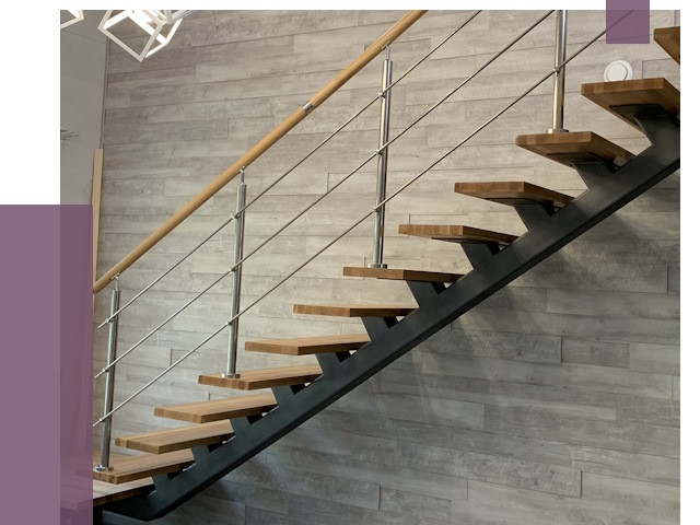 Изготовление лестниц на монокосоуре в Новоуральске от 76050 руб. 