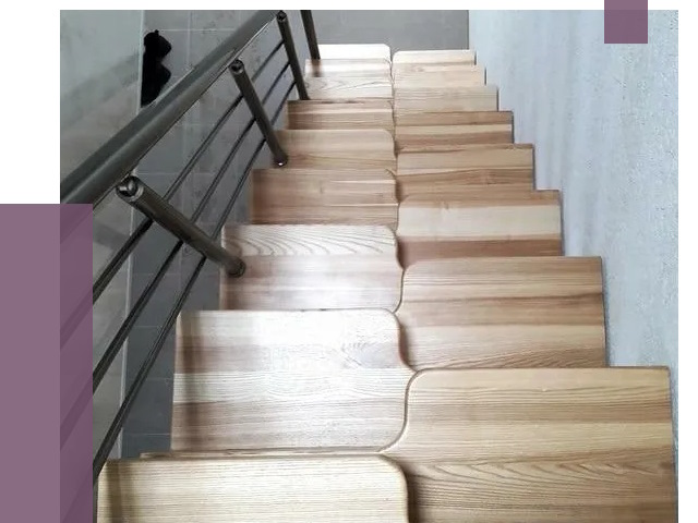 Лестницы гусиный шаг в Новоуральске от 13015 руб. под ключ | ПРОЛЁТ-Нву