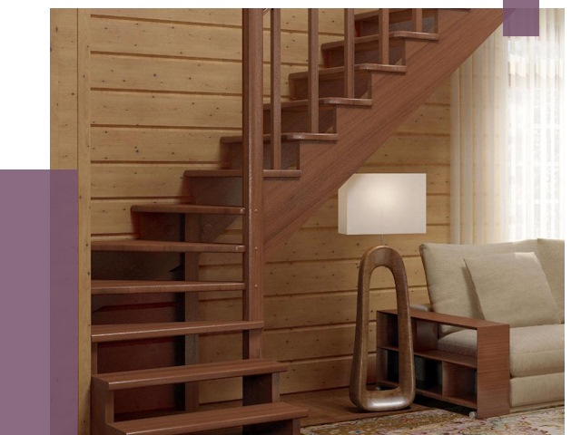 Лестницы эконом класса в Новоуральске от 18221 руб. бюджетные решения