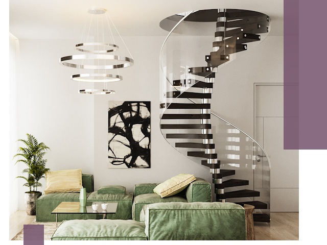 Лестницы для двухуровневой квартиры в Новоуральске — изготовление и монтаж