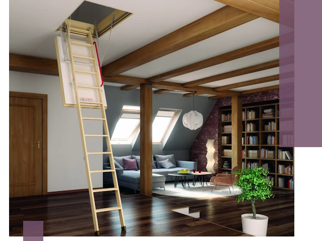 Чердачные лестницы под ключ в Новоуральске: изготовление и монтаж