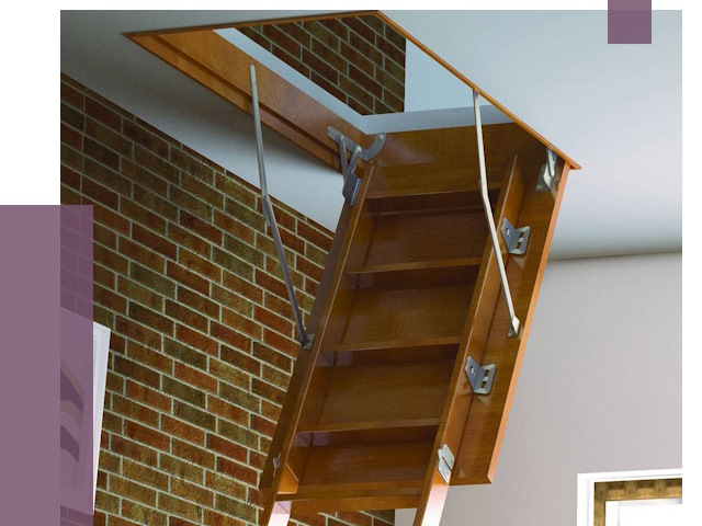 Установка чердачной лестницы в Новоуральске от 7809 руб. | ПРОЛЁТ-Нву