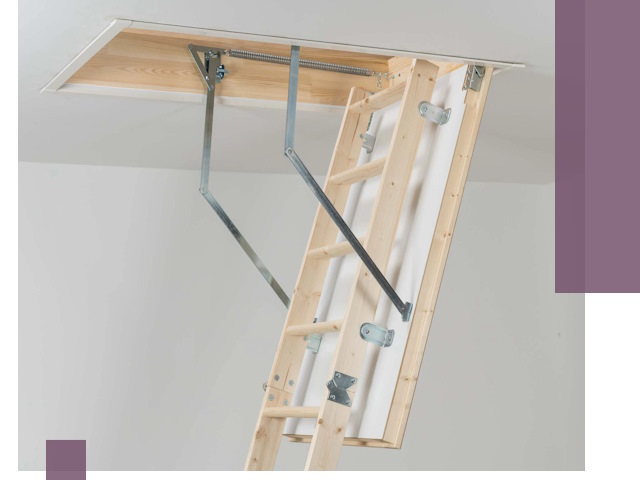 Установка чердачной лестницы под ключ в Новоуральске