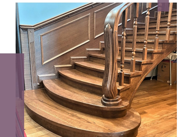 Дубовые лестницы под ключ в Новоуральске от 176088 руб. — ПРОЛЁТ-Нву