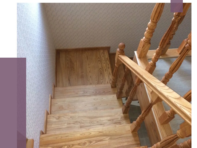 Сосновые лестницы в Новоуральске под ключ от 8064 руб.  | ПРОЛЁТ-Нву