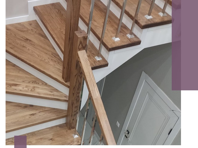 Обшивка металлических лестниц под ключ в Новоуральске