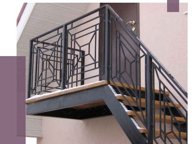 Металлические перила в Новоуральске от 4287 руб.  | ПРОЛЁТ-Нву