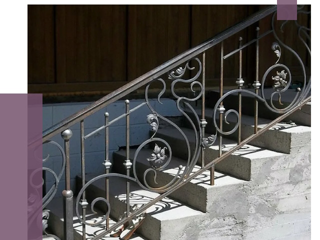 Кованые перила в Новоуральске от 8677 руб. под ключ — качество от ПРОЛЁТ-Нву