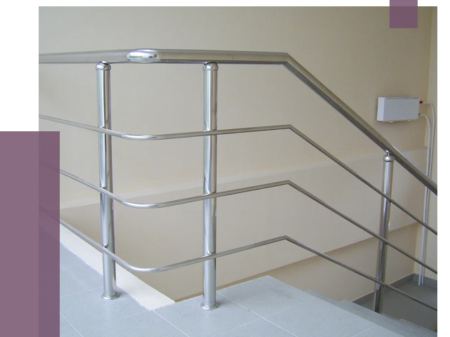 Алюминиевые перила в Новоуральске от 6329 руб. под ключ | ПРОЛЁТ-Нву