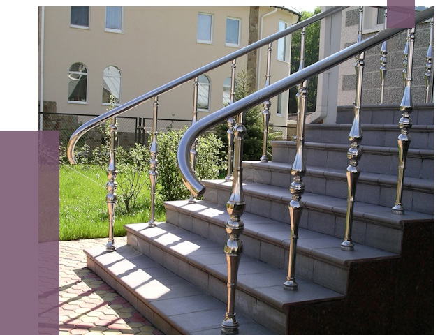 Перила для крыльца в Новоуральске от 10718 руб. — монтаж ПРОЛЁТ-Нву