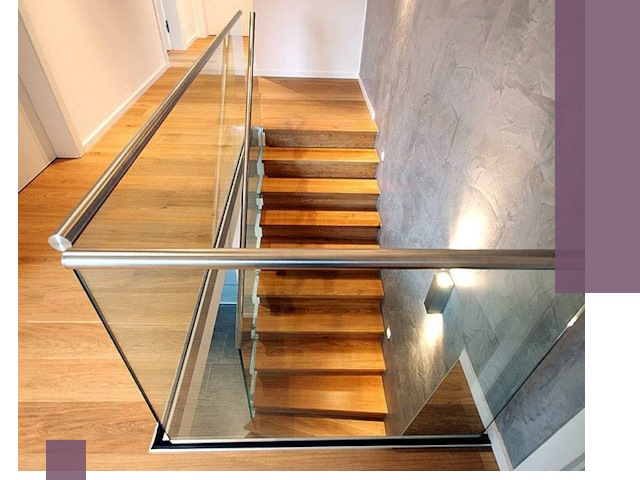 Перила для лестницы в доме — изготовление и монтаж в Новоуральске