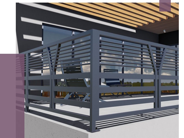 Изготовление балконных ограждений в Новоуральске от 10718 руб. | ПРОЛЁТ-Нву