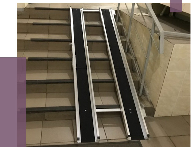 Установка пандуса в подъезд в Новоуральске от 7962 руб. под ключ | ПРОЛЁТ-Нву