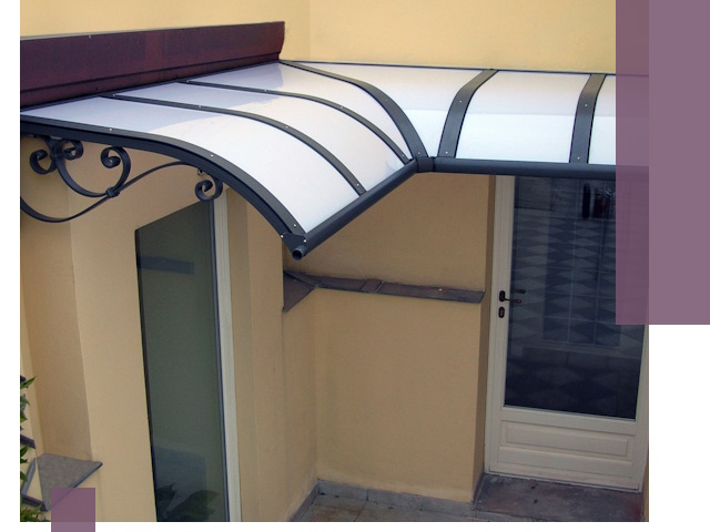 Монтаж козырьков любой сложности в Новоуральске под ключ