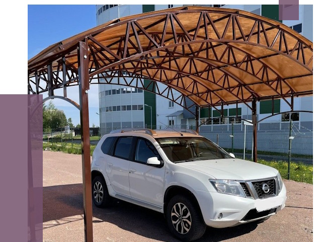 Недорогие навесы в Новоуральске от 42874 руб. | ПРОЛЁТ-Нву