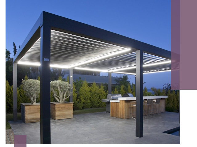 Навесы отдельно стоящие под ключ в Новоуральске из металла и поликарбоната