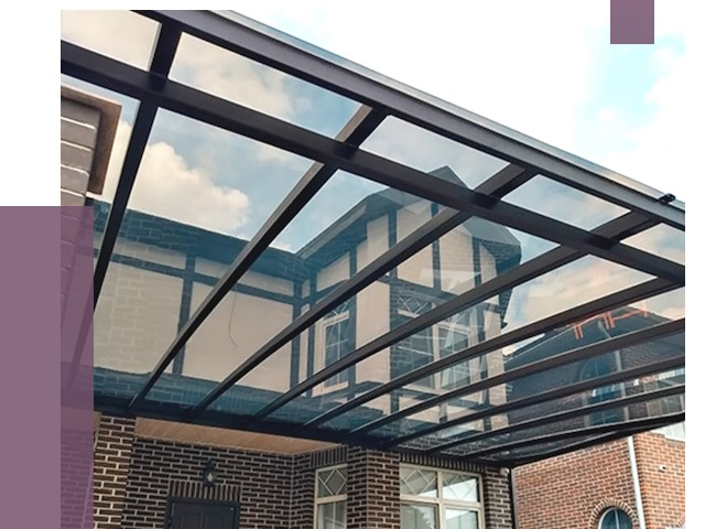 Навесы из поликарбоната в Новоуральске от 8595 руб. под ключ — ПРОЛЁТ-Нву