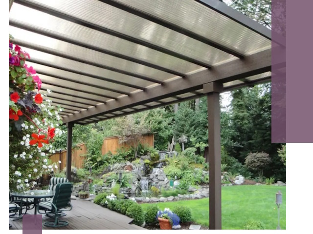 Навесы из поликарбоната под ключ в Новоуральске быстро и надёжно