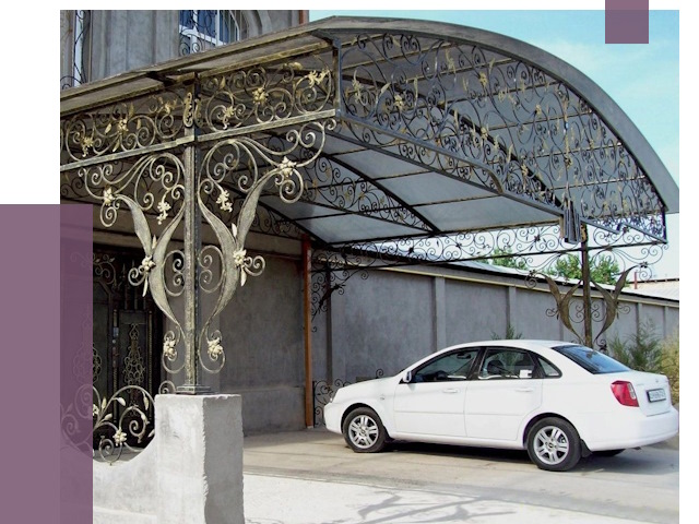 Кованые навесы в Новоуральске от 14546 руб. | ПРОЛЁТ-Нву