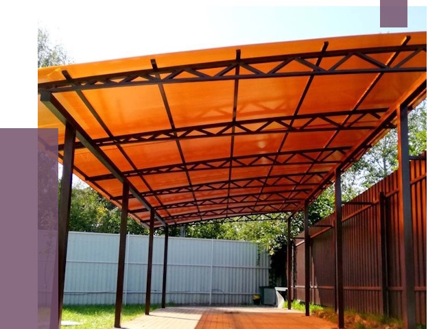 Односкатные навесы под ключ в Новоуральске от 13117 руб. 