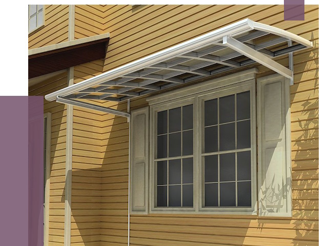 Козырьки над окнами в Новоуральске от 7605 руб. — монтаж, покупки | ПРОЛЁТ-Нву