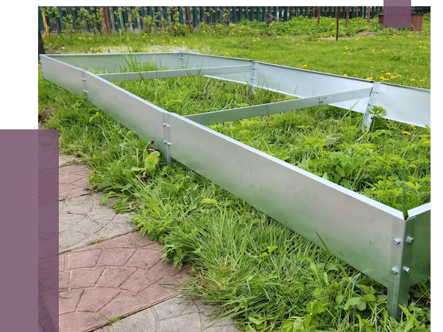 Металлические бордюры для грядок в Новоуральске от 1786 руб. 