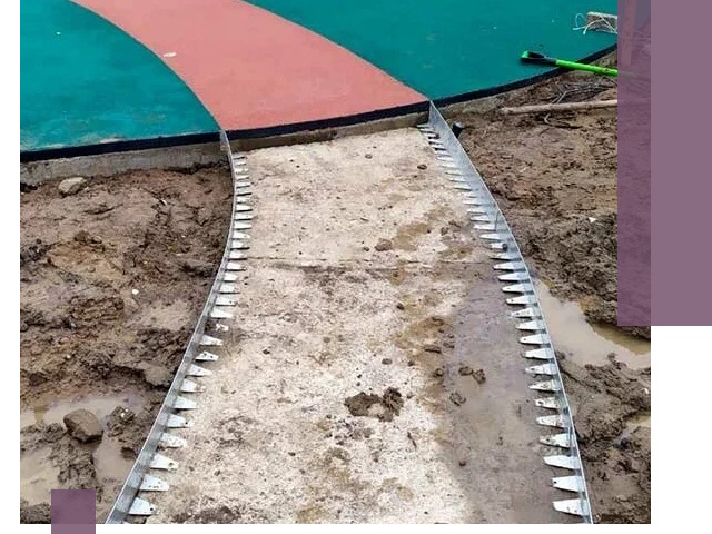 Металлические бордюры для дорожек в Новоуральске — монтаж и изготовление