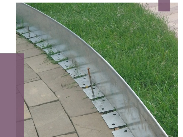 Металлические бордюры для тротуаров в Новоуральске от 8677 руб.