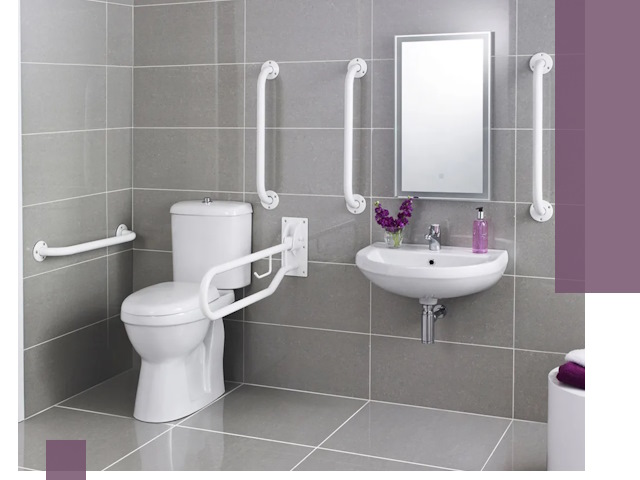 Поручни для санузлов в Новоуральске: установка, ремонт и монтаж