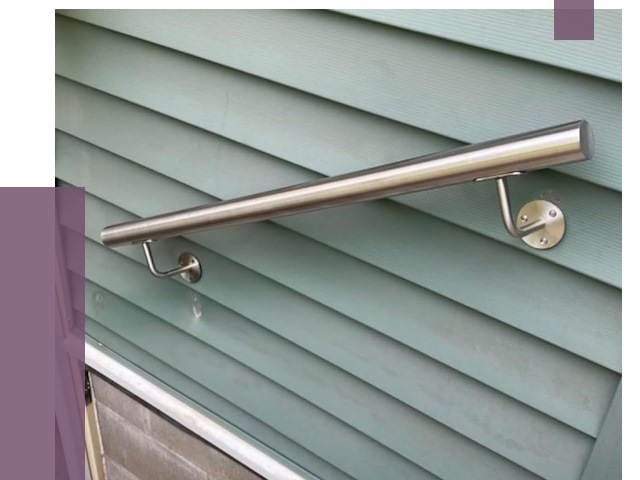 Поручни из нержавеющей стали в Новоуральске от 7656 руб.  | ПРОЛЁТ-Нву